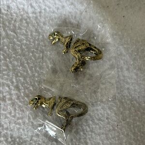 Gold Dinosaur Reptile Decor